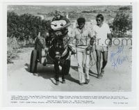 3d637 RANDAL KLEISER signed candid 8x10 still 1982 transporting camera by donkey for Summer Lovers!