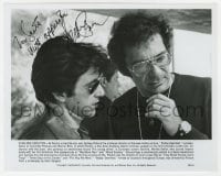 3d681 SYDNEY POLLACK signed candid 8x10 still 1977 directing Al Pacino on set of Bobby Deerfield!