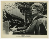 3d684 VINCENT PRICE signed 8x10 still 1972 close up playing organ in Dr. Phibes Rises Again!
