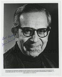 3d690 WALTER MIRISCH signed 8x10 still 1986 head & shoulders portrait of the Universal producer!
