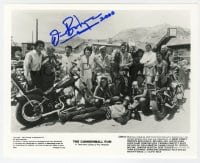 3d692 WARREN BERLINGER signed 8x10 still 1981 great cast portrait from The Cannonball Run!