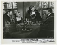 3d693 WENDY HILLER signed 8.25x10 still 1966 with Paul Scofield & York in A Man For All Seasons!