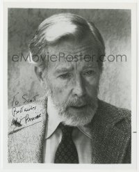 3d991 WHIT BISSELL signed 8x10 REPRO still 1970s head & shoulders portrait later in his career!
