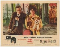 3d148 IRMA LA DOUCE signed LC #1 1963 by Billy Wilder, great c/u of Jack Lemmon & Shirley MacLaine!!
