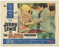 3d153 NUTTY PROFESSOR signed LC #5 1963 by Stella Stevens, who's with wacky scientist Jerry Lewis!