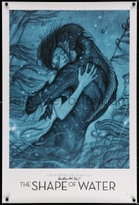 3d001 SHAPE OF WATER signed heavy stock 27x40 special poster 2017 by Guillermo del Toro, Jean art!