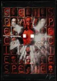 3d024 SPECIES signed #288/400 28x39 art print 1995 by H.R. Giger, cool different horror art!
