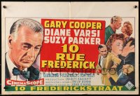 3f324 10 NORTH FREDERICK Belgian 1958 Gary Cooper, Diane Varsi, from John O'Hara's best-seller!