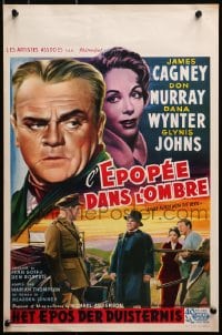 3f378 SHAKE HANDS WITH THE DEVIL Belgian 1959 James Cagney, Dana Wynter, Johns, different art!