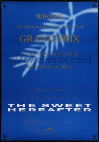 3f040 SWEET HEREAFTER teaser Canadian 1sh 1997 directed by Atom Egoyan, Ian Holm, Maury Chaykin!
