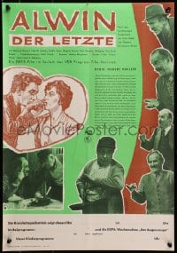 3f502 ALWIN DER LETZTE East German 16x23 1961 Ofrosimov artwork of cock & top cast!