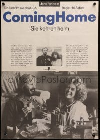 3f507 COMING HOME East German 16x23 1982 Jane Fonda, Jon Voight, Bruce Dern, Hal Ashby!