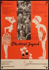 3f522 OH DIESE JUNGEND East German 16x23 1962 Peter Harden, Helga Raumer, oh this youth!