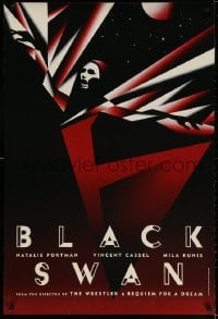 3f190 BLACK SWAN teaser DS English 1sh 2010 Portman, striking La Boca deco art of dancer!