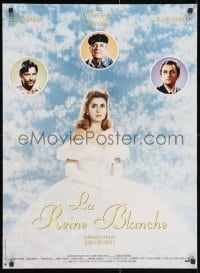 3f704 WHITE QUEEN French 23x31 1991 great close up of beautiful bride Catherine Deneuve!