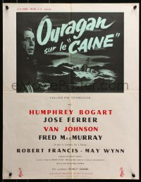 3f731 CAINE MUTINY French 20x26 1954 Humphrey Bogart, Jose Ferrer, Van Johnson & Fred MacMurray!