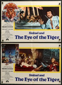 3f988 SINBAD & THE EYE OF THE TIGER group of 10 Italian 18x26 pbustas 1977 Ray Harryhausen, Gadino!