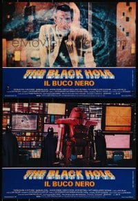 3f998 BLACK HOLE group of 6 Italian 13x18 pbustas 1980 Disney, Perkins, Forster & Yvette Mimieux!