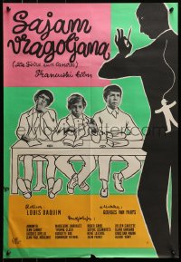 3f229 BLOCKHEAD FAIR Yugoslavian 19x28 1963 La Foire Aux Cancres, Louis Daquin's comedy, Armontel!