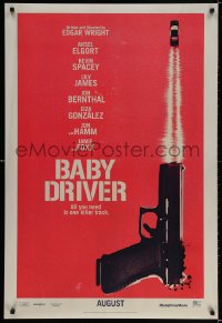 3g629 BABY DRIVER teaser DS 1sh 2017 Ansel Elgort in the title role, Spacey, James, Jon Bernthal!