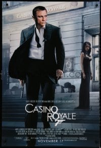 3g665 CASINO ROYALE advance DS 1sh 2006 Daniel Craig as James Bond & sexy Eva Green!