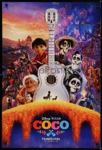 3g678 COCO advance DS 1sh 2017 Edward James Olmos, Benjamin Bratt, Cheech Marin, Thanksgiving!