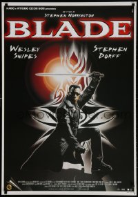 3g247 BLADE 28x39 Italian commercial poster 1998 Wesley Snipes, Stephen Dorff, Kris Kristofferson, vampires!