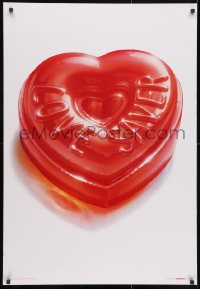 3g286 LOVE SAVER 27x39 German commercial poster 1983 heart-shaped ring 'Life Saver'!