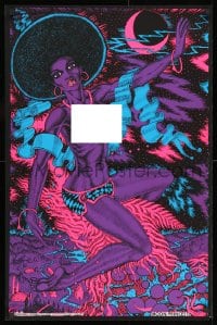 3g289 MOON PRINCESS 23x34 commercial poster 1973 blacklight fantasy art of a sexy woman by Lykes!
