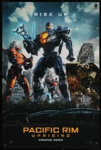3g291 PACIFIC RIM: UPRISING 24x36 commercial poster 2018 alien robot action sequel, great image of Boyega!