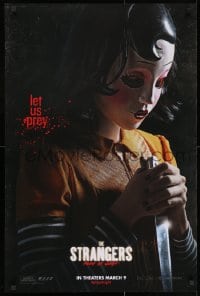 3g301 STRANGERS: PREY AT NIGHT 24x36 commercial poster 2018 let us prey, completely creepy image!