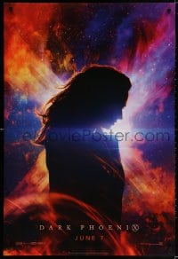 3g688 DARK PHOENIX style A teaser DS 1sh 2019 Marvel Comics, Sophie Turner in the title role!