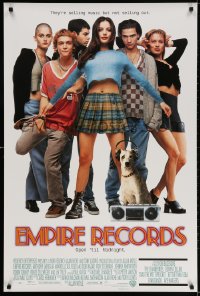 3g719 EMPIRE RECORDS DS 1sh 1995 Liv Tyler, Anthony LaPaglia, Renee Zellweger, Ethan Embry!