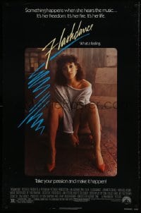 3g732 FLASHDANCE 1sh 1983 sexy dancer Jennifer Beals, take your passion and make it happen!