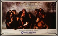 3g148 GREYSTOKE 17x28 video poster 1984 image of the many apes created by Rick Baker!