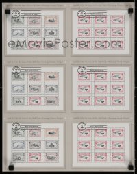 3g012 1998 BI-COLOR RE-ISSURE OF THE 1898 TRANS-MISSISSIPPI STAMP DESIGNS #6268/12500 stamp sheet 1998