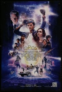 3g870 READY PLAYER ONE advance DS 1sh 2018 montage of stars, Steven Spielberg directed!
