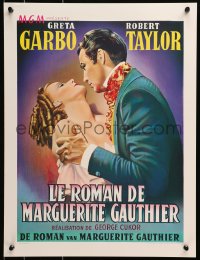 3g166 CAMILLE 16x21 REPRO poster 1990s Robert Taylor is Greta Garbo's new leading man!