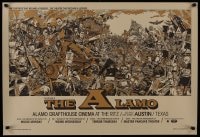 3g059 ALAMO DRAFTHOUSE 25x36 art print 2007 theater that became legend, MANY different characters!