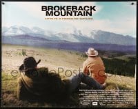 3g165 BROKEBACK MOUNTAIN 22x28 reproduction poster 2005 cowboys Heath Ledger and Jake Gyllenhaal!
