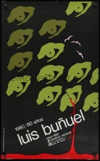 3g521 LUIS BUNUEL 21x34 Mexican special poster 1980 Salvador Dali, Un Chien Andalou!