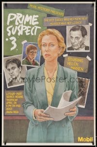 3g090 PRIME SUSPECT 3 tv poster 1994 artwork of Helen Mirren by Emanuel Schongut