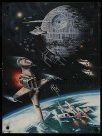 3g547 RETURN OF THE JEDI 20x27 special poster 1983 George Lucas classic, space battle, fan club!