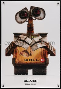3g974 WALL-E advance DS 1sh 2008 Walt Disney, Pixar CG, Best Animated Film, c/u of WALL-E!