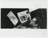 3h072 2001: A SPACE ODYSSEY Cinerama 8x10.25 still 1968 Kier Dullea using futuristic iPad-like tablet!