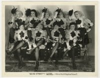 3h073 42nd STREET 8x10.25 still 1933 image of Toby Wing & eight sexy showgirls doffing their hats!