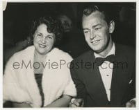 3h084 ALAN LADD/SUE CAROL 8x10 news photo 1952 at Hollywood Foreign Correspondents Awards by Traxel!