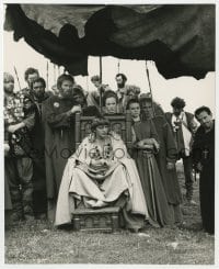3h086 ALFRED THE GREAT deluxe 7.75x9.5 still 1969 great image of David Hemmings sitting on throne!