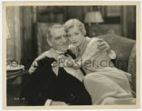 3h111 BACHELOR FATHER 8x10 still 1931 c/u of beautiful Marion Davies on C. Aubrey Smith's lap!
