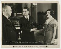 3h132 BIG POND 8x10 still 1930 Maurice Chevalier between George Barbier & Claudette Colbert!